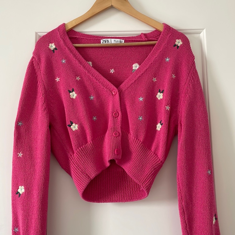 Zara Cropped Cardigan